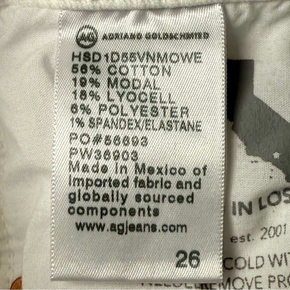 AG Adriano Goldschmied Farrah Boot Crop High Rise Jeans Size 26 - Picture 8 of 13